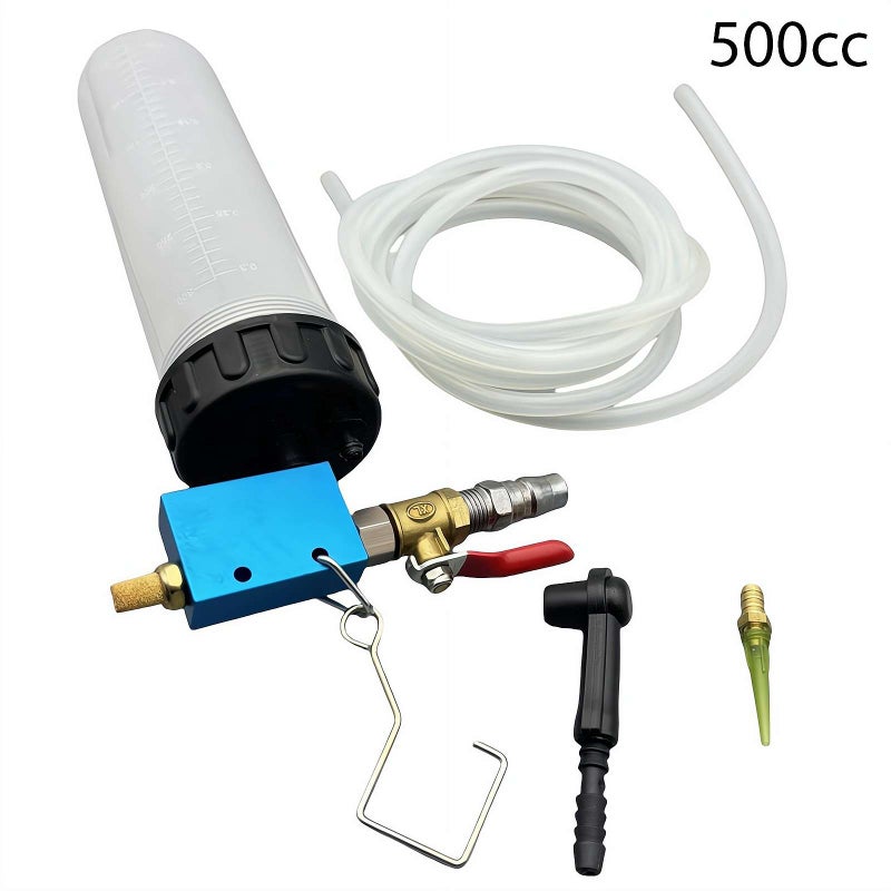 Auto Brake Fluid Extractor,Brake Fluid Bleeder Kit,Power Steering Oil Change Replacement Tool, Easy to Operate,Used for Cars,Motorcycle (500cc) - Image 1